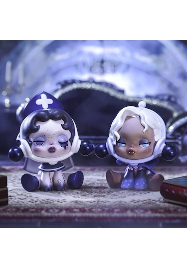 Pop Mart Skullpanda Antik Kale Serisi Figür, 1 Adet Rastgele Koleksiyon Oyuncağı Karakter Figürü Diğer