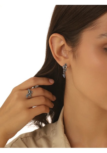 Serebranyj Dom 925 Ayar Gümüş "kurtar Ve Koru" Doğrudan Dini Yüzük 25773455 Gri