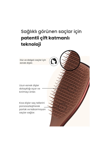 Ultimate Detangler - Chrome - Choc Bronze - 5060926685991