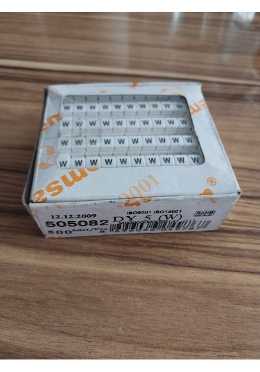 Klemsan 5x5 Baskılı etiket W