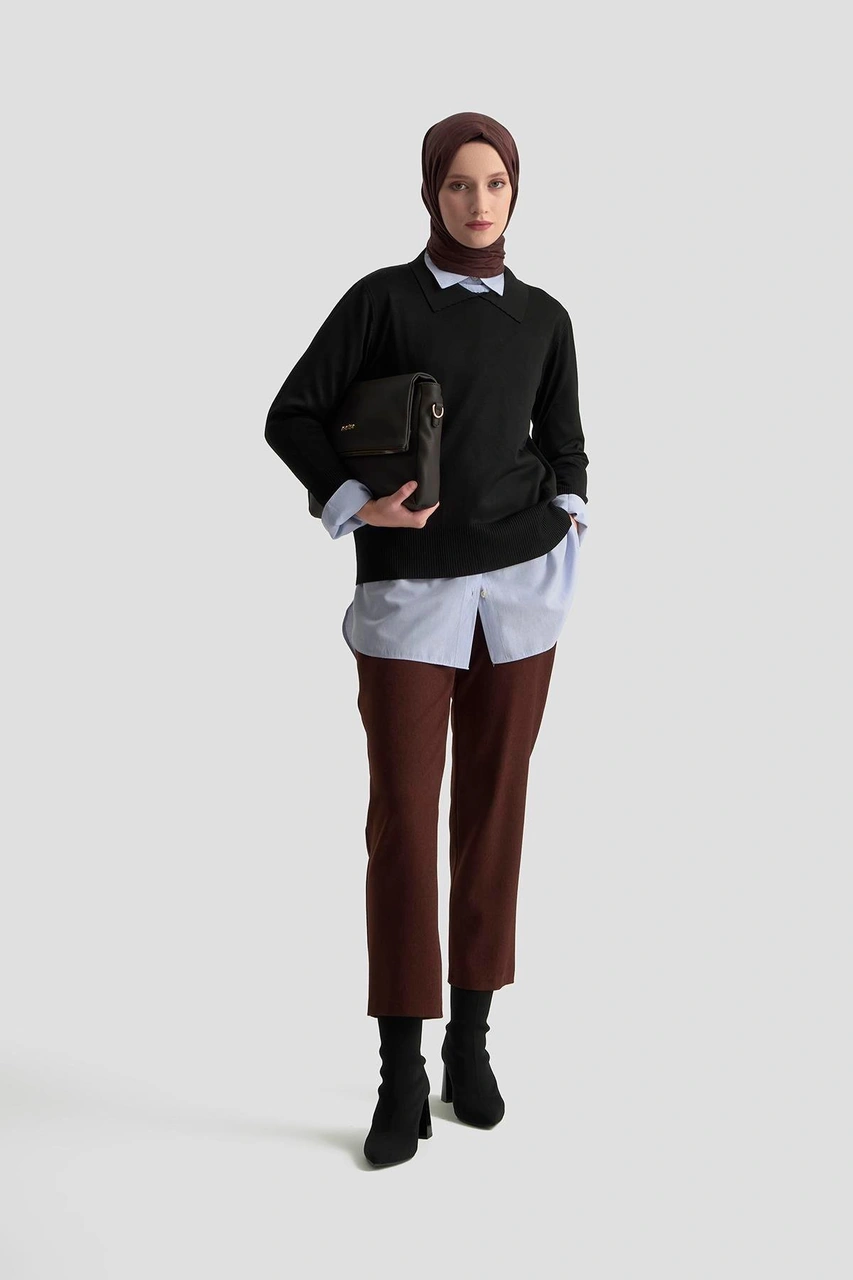 Armine Trend Kazak 25ktd303 Siyah Siyah