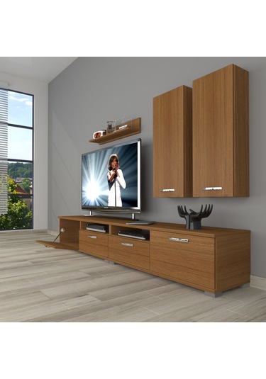 Decoraktiv Eko 5200d Mdf Tv Ünitesi Tv Sehpası Ceviz