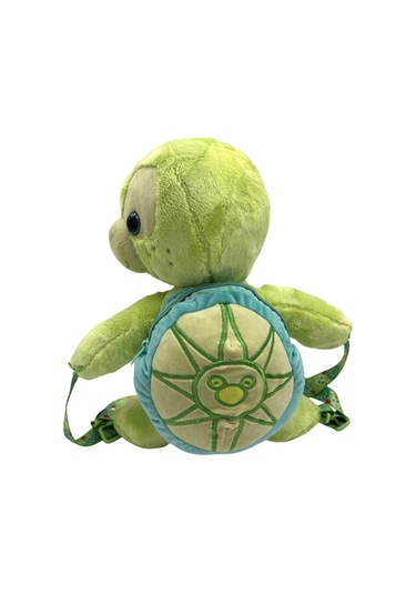 Suntek Doldurulmuş Hayvan Sırt Çantası Omuz Seyahat Okul Sevimli Yeşil