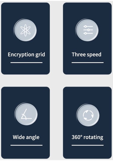 Taşınabilir Mini Araba Fanı Düşük Gürültülü Güçlü Sessiz Fan 3 Hız Ayarları Araba / Ev Seyahat İçin 360 Derece Vantilatör 53042841