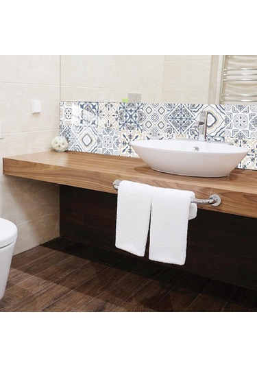 10 Adet Avrupa Retro Kiremit Etiket Mutfak Backsplash Yağ Geçirmez Banyo Duvar Çıkartma Yapışkanlı Sert Duvar Sticker Dğ. 56652264 Diğer
