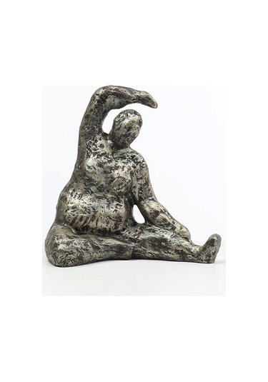 Vitale Yoga Silver Biblo 17x12x16 Cm Ak.ıt0070