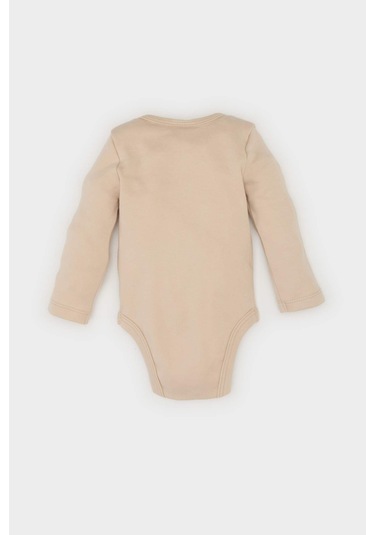 DeFacto Erkek Bebek Yenidoğan Bisiklet Yaka Baskılı Uzun Kollu Çıtçıtlı Body E6304A525SPBG287 Bej DeFacto Erkek Bebek Yenidoğan Bisiklet Yaka Baskılı Uzun Kollu Çıtçıtlı Body E6304A525SPBG287 Bej
