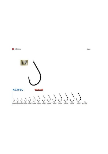 Ryobi High Carbon Keıryu Kanca Çapraz Iğne (Siyah-Nickel)