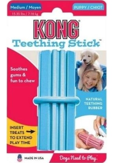 Kong Puppy Teething Stick Diş Temizliği Sağlayan Yavru Köpek Oyuncağı