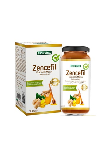 Aksuvital Zencefil Ekstratlı Macunu 2x300 Gr