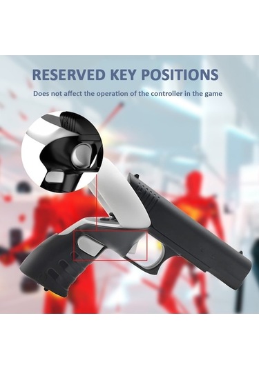 Tongxida Meta Quest 2 Vr Controller Kavrama, Siyah, Oyun Denetleyicisi İçin, Dayanıklı Abs Malzeme, Kolay Montaj