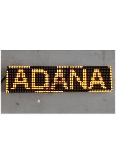 Otobüs, Kamyon, Minibüs Vb. Güzergah Led Tabela Kasa Ölçüsü: 16x64 Cm