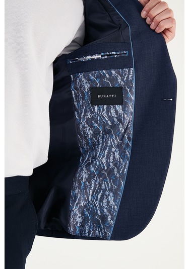 Buratti 535638814 Nipoye Erkek Ceket Koyu Lacivert