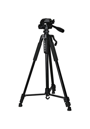 Sones 3366 Kalite 1.7m Taşınabilir Telefon Canlı Selfie Tripod Dv Slr Kamera Standı Siyah