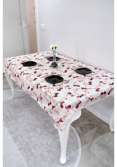 Sufre Sıvı Geçirmez Masa Örtüsü Sofra Bezi Sofra Örtüsü Piknik Örtüsü Kiraz