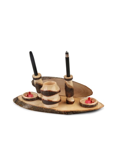 Masa Üstü İsimlik Ahşap Masa Üstü Kalemlik - M756