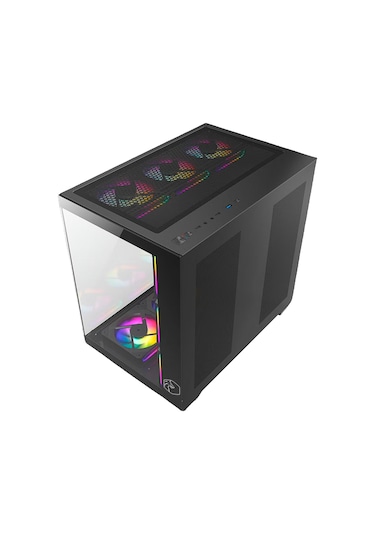 Gametech Prime V2 Tuş Kontrollü Rgb Fan Gaming Bilgisayar Kasası (7 x 120 Mm)