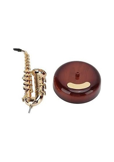 Müzik Kutusu Saksafon Kurmalı Müzik Kutusu Dekoratik Müzik Kutusu