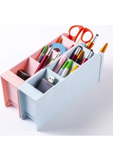 Masa Kalemliği, Masa Düzenleyici, Kırtasiye Düzenleyici Seti, Kalem Kutuları, Sınıf Ve Ofis Depolama Aksesuarları Th