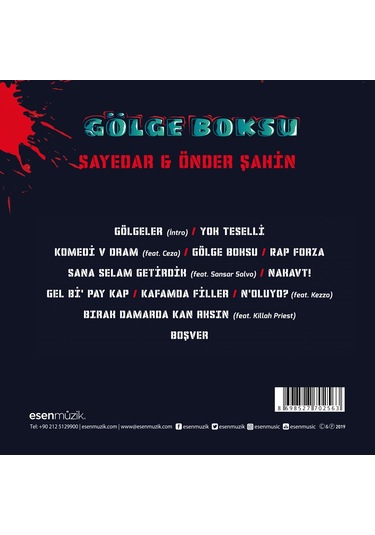 Sayedar & Önder Şahin - Gölge Boksu Cd
