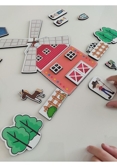 35 Parça Ahşap Hayal Dünyam Puzzle