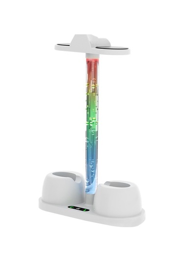 Artfulabode Meta Quest 3 Şarj Tabanı - Soğuk Rgb Beyaz Braketi