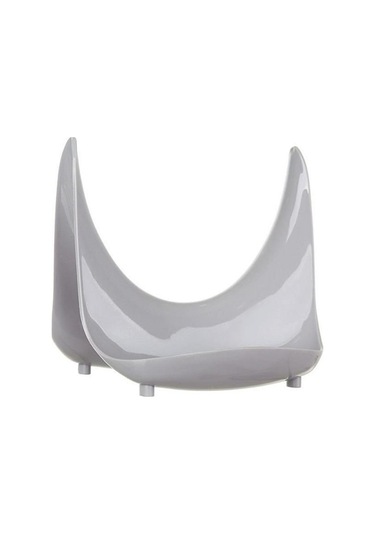 Gri Çok Fonksiyonlu Organizatör Raf Kaşık Dinlenme Tencere Tava Kapağı Raf Standı Mutfak Tutucu Aracı Mutfak Eşyası Pot Tutucular Tava Kapağı Tutucu Gri