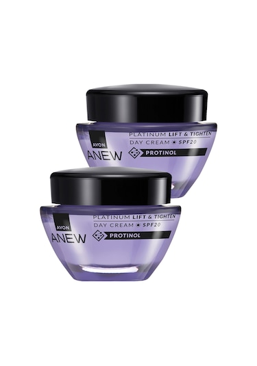 Avon Anew Platinum Lift & Tighten Gündüz Kremi SPF20 2 x 50 ML