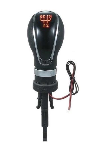 Moly Opel Astra Corsa Uyumlu Kırmızı Işıklı Manuel 5 Vites Topu Siyah Renkli