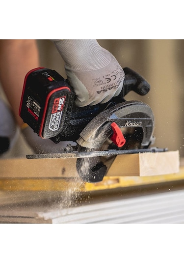 Kress KUE12.1 20 V 4.0 AH Li-ion Çift Akülü Kömürsüz Daire Testere 165 MM