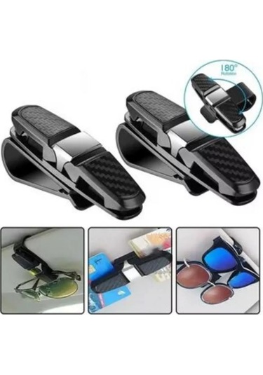Power Resulting Nissan İçin Güneşlikli Araç Gözlük Tutucu 174448185 Siyah