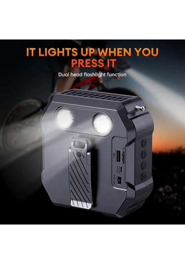 Xindoker Dv-105 Siyah Bisiklet Bluetooth Hoparlörü - Dışarıda Bisiklet Sürerken Kullanıma Uygun, Kablosuz Ellsiz Konuşma Ve Derin Taban Ses Özelliği Siyah