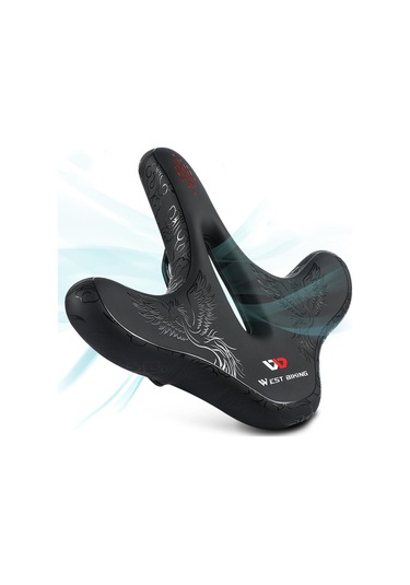 Suntek Mtb Bisiklet Minderi Dolgulu Ekstra Anka-kuşu-deseni Siyah