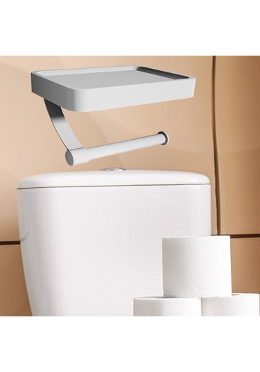 Suntek Duvar Beyaz Için Kağıt Rulo Tutucu Alüminyum Raf Çok