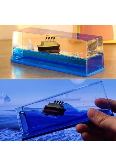 Büro Ev Ofis Dekoru İçin Hediyelik Batmaz Aşk Gemisi