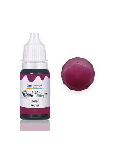 Epoksi Reçine Opak Boya Pigment Opak Epoksi Boyası 20 Ml Pembe - 1316