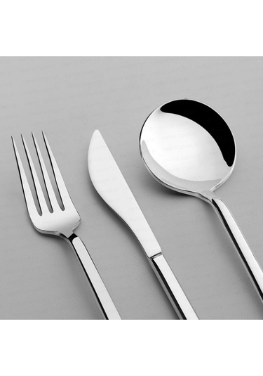 Nehir Sofia Çatal Kaşık Bıçak Seti - 36 Parça Çatal Kaşık Bıçak Seti Takımı 6 Kişilik