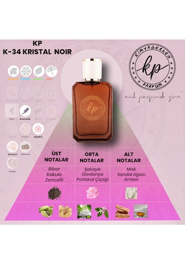 Kimyagerden K-34 Kadın Parfüm EDP 50 ML