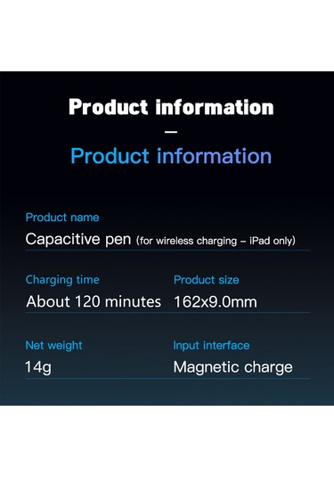 Maiyame Transparent Magnetik İpad Uyumlu Çizim Kalemi - Dokunmatik, 8 Saat Kullanim Süresi, Uv Şeffaf, 2018+ Modelleri İçin