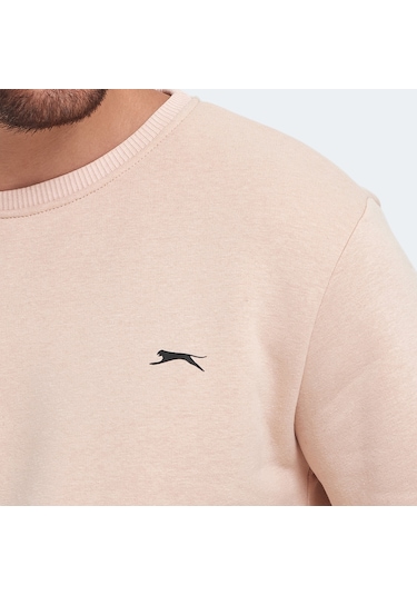 Slazenger KORAL IN Erkek Sweatshirt Bej