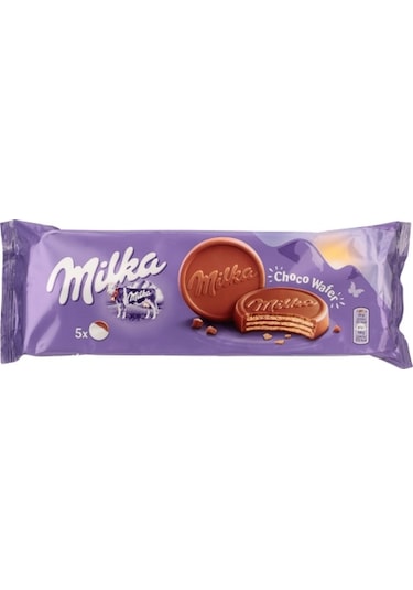 Milka Choco Wafer Sütlü Çikolata Kaplamalı Kakao Dolgulu Gofret 150 G