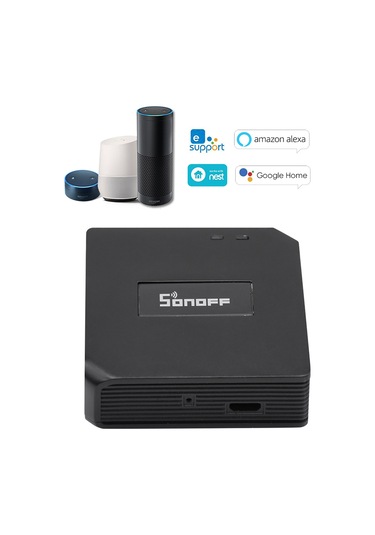 Yaozixa Sonoff Wifi-433mhz Rf Köprüsü, Akıllı Ses Kontrolü Google Home, Alexa , Zamanlama Ve Uygulama İle 16 Cihazı Uzaktan Yönetim
