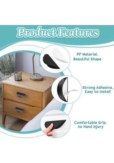 Adet Çekmece Kulpları Mutfak Kulpu Kabuk Dolap Kulpları Kulplar Sürgülü Kapı Kulpları Şekil, Yapışkan Domuz P