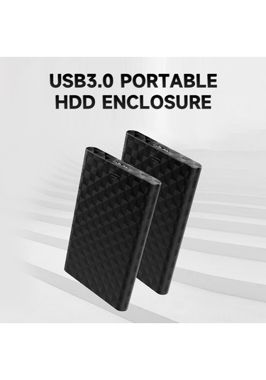 Leezsing Lenovo S-02 Usb 3.0 Taşınabilir Hdd Kutusu - 2.5" Sata, Hızlı Veri Aktarımı, Araçsız Kurulum