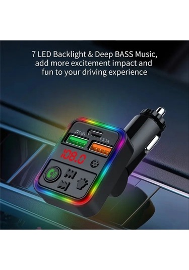 P18 Çift Usb Çakmak Bluetooth Araba Mp3 Müzik Çalar Eller Serbest Arama Araç Ses Cihazı