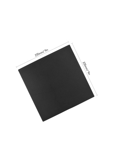 3d Yazıcı Platform Sticker Ender 3 235 Mm 235 Mm Siyah