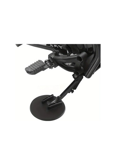 Xuweiwei Black Motosiklet Yanlık Dayanağı Ayak Pedalı Düzeltme Plakası Motocross Aksesuarı Touring Sportster