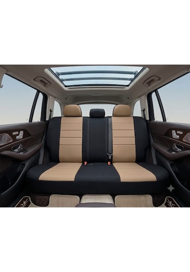 Veloce Bej Siyah Serisi Geely Fc Koltuk Kılıfı Tam Set