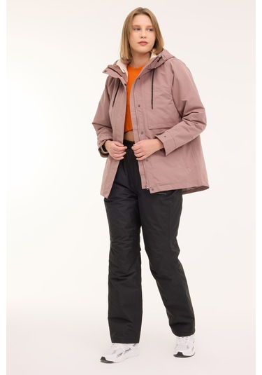 Lumberjack Wl Zoe 2urb4 4pr Kahverengi Kadın Kısa Kaban 000000000101782466 Kahverengi