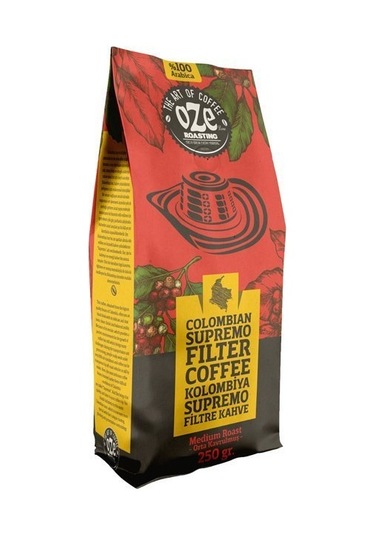 Oze Colombian Supremo Filtre Kahve 250G Çekirdek